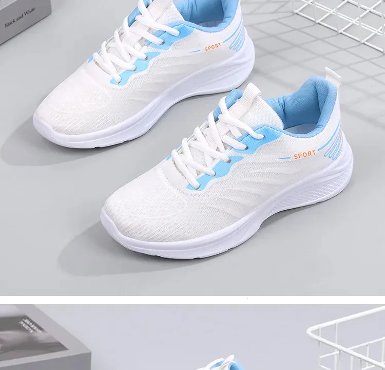 Chaussures de sport d'extérieur légères et polyvalentes, respirantes et confortables, en maille, décontractées et souples_voghion.com