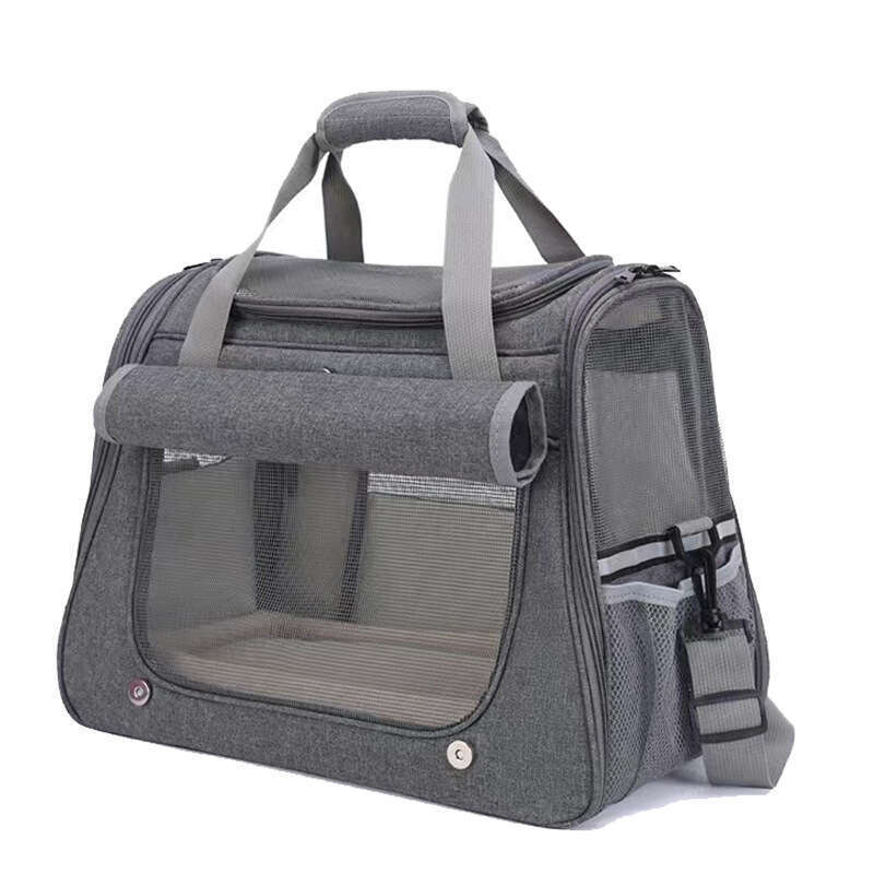 Geantă nouă la modă și respirabilă, portabilă pentru pisici cu capacitate mare, convenabilă pentru ieșiri, geantă crossbody pentru animale de companie_voghion.com