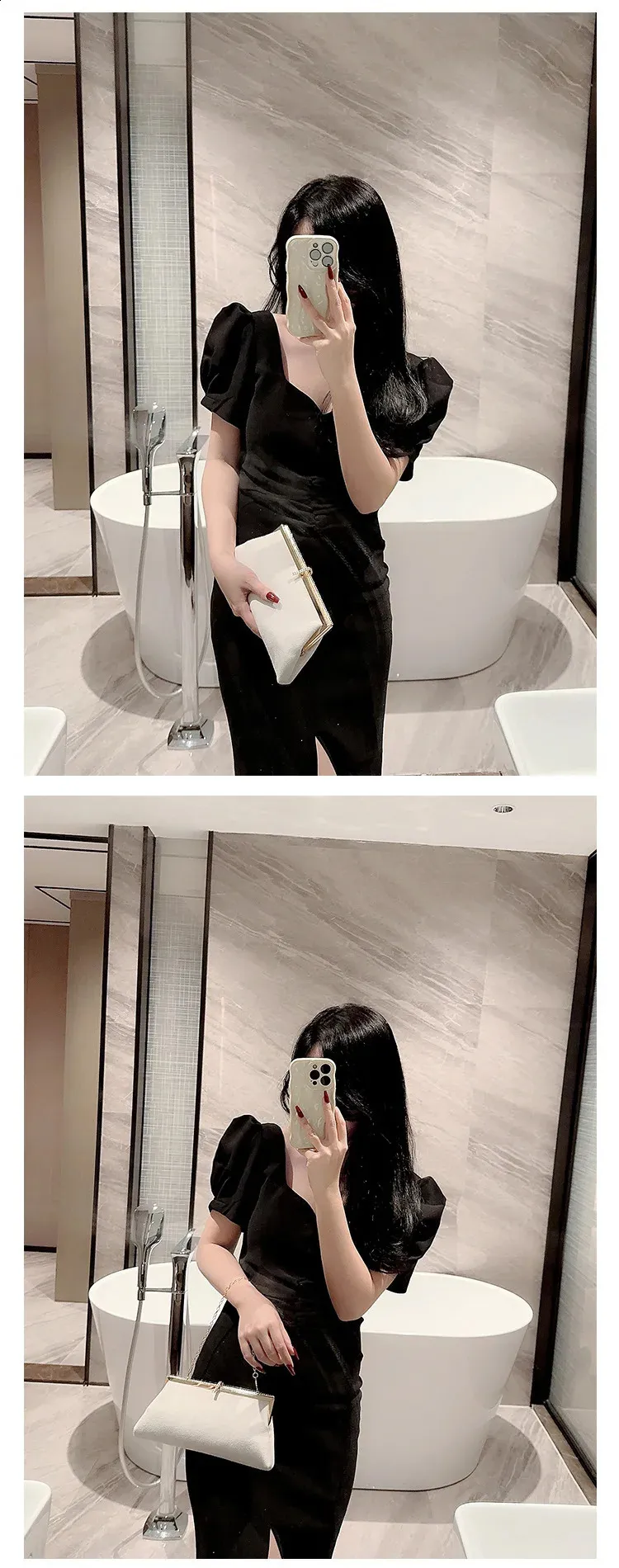 High-end Women Veet Evening Bag Fashion Fish Hook Lock Clutch Purses Female Handbags Chain Shoulder Bags for Wedding_voghion.com