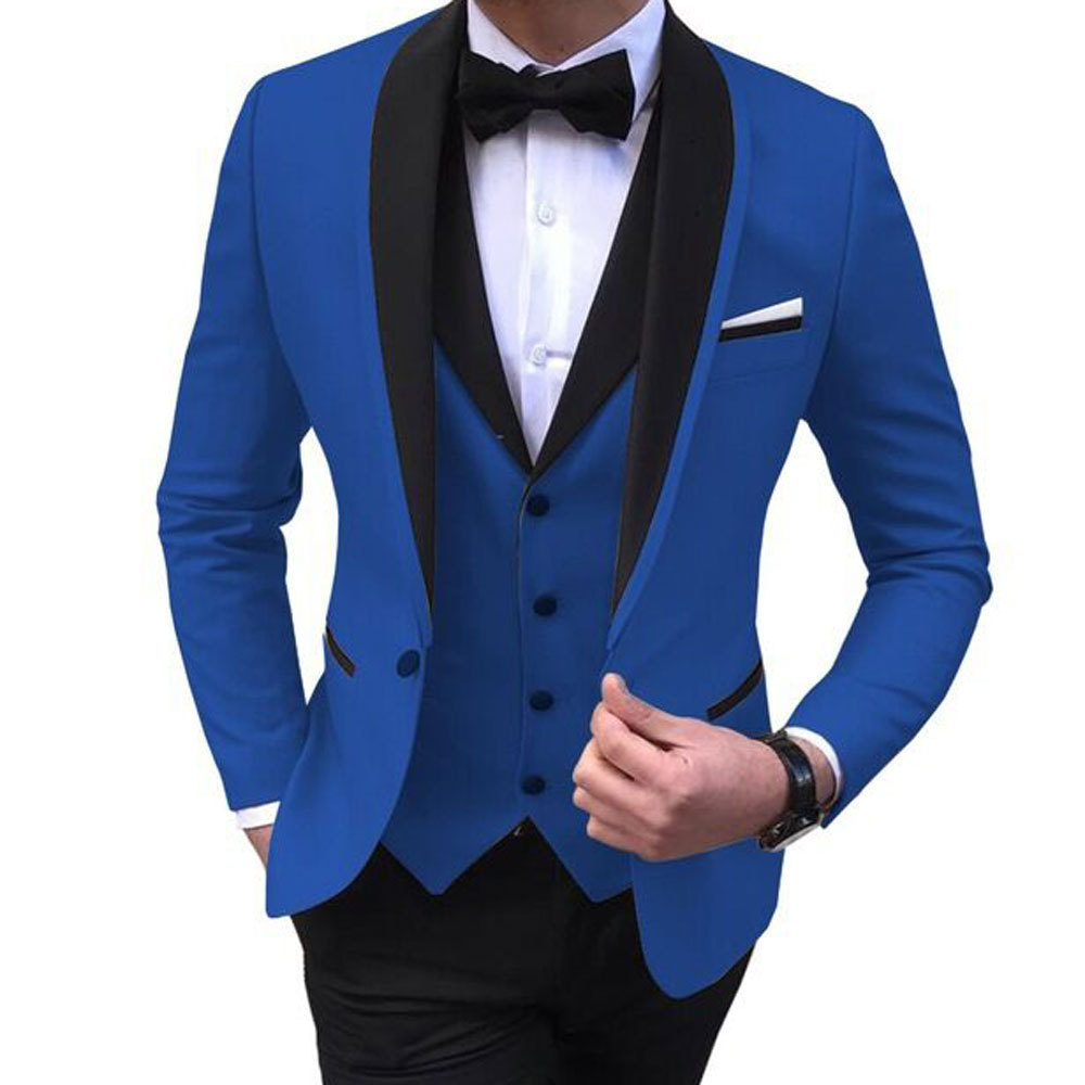 3 pezzi da uomo per lo sposo e il testimone, banchetto di nozze, abito oversize da uomo_voghion.com