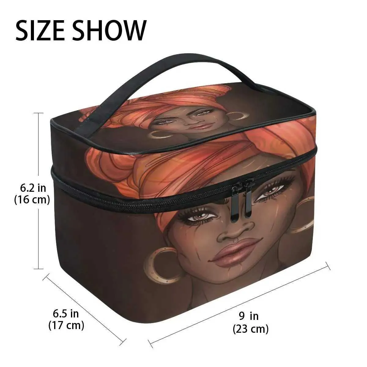 Τσάντα Sugar Skull για το Day of Death, Οργανωτής Αποθήκευσης, Κουτιού Μακιγιάζ για Τρένο Y241023_voghion.com