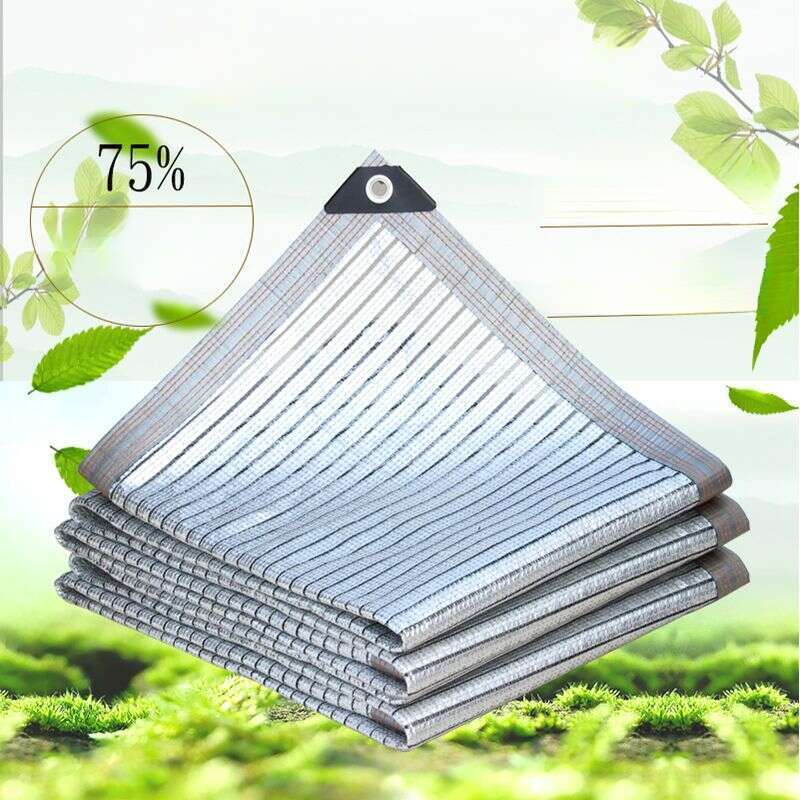 [Evaluare favorabilă 96%] Protecție solară din folie de aluminiu, ecran de protecție solară, umbrire, izolație termică, densificată, îngroșată, pentru curte_voghion.com