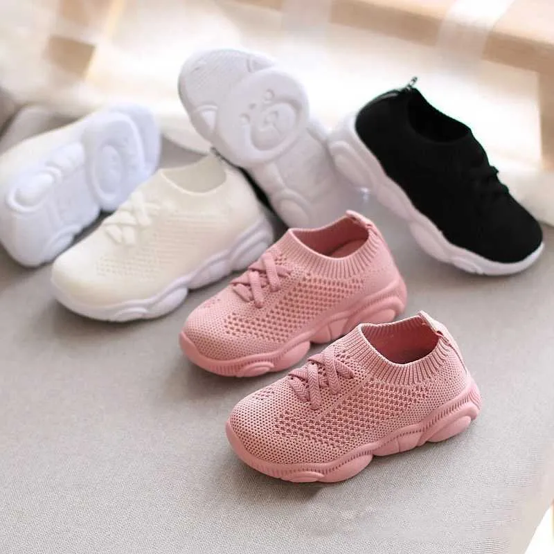 Zapatillas deportivas antideslizantes de suela blanda para bebés, informales, planas, tallas para niños, primavera y verano, M241016_voghion.com