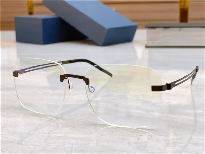 Designer-Mode-Sonnenbrillenrahmen für Männer und Frauen, randlos, anpassbar, verschreibungspflichtig, Retro-Brille, schraubenlos_voghion.com