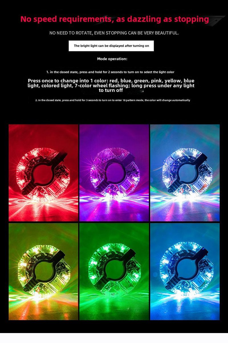 Mașină de echilibru pentru copii Impression Wer Drum Bicicletă Hot Wheel Încărcare USB Bicicletă glisantă Lumină de avertizare pentru călătorie de noapte_voghion.com