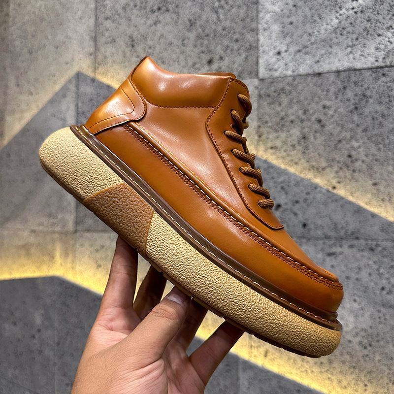 Neue herbst winter weiche high top dicken sohlen herren schuhe, leichte plüsch isolierung, Martin stiefel, modische und_voghion.com