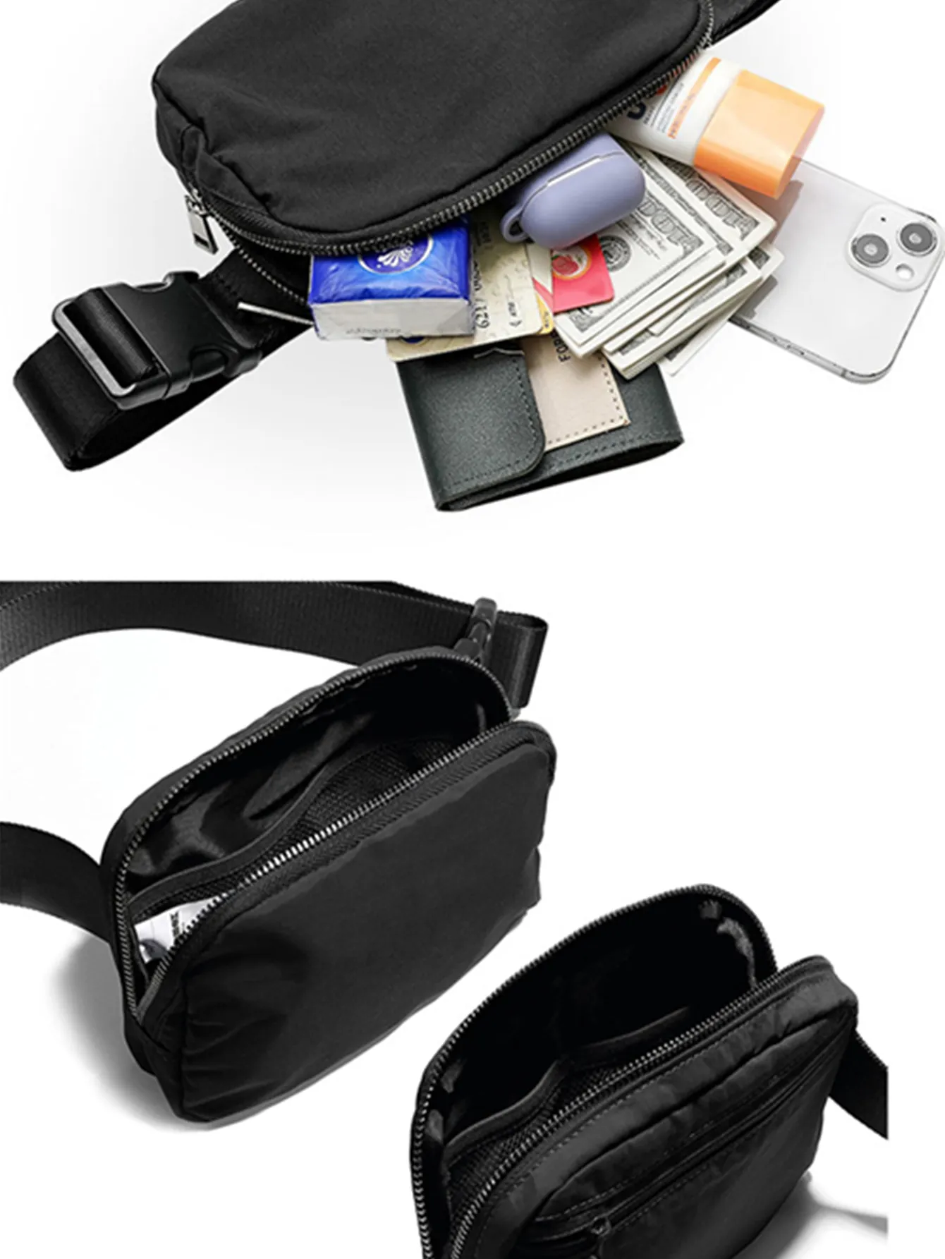 Sport Waist Bag Running Belt Bum Waterproof Cycling Women Fanny Pack Wallet Pouch Portable Phone Gym Jogging Cross-Body_voghion.com