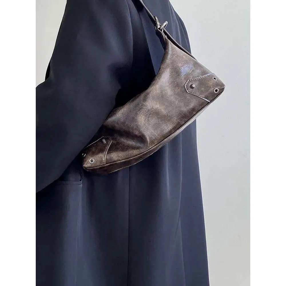 Pu Leder Retro Damen Unterarm Cool Y2k Mädchen Vintage Kleine Schultertaschen Einfache weibliche Umhängetasche Handtaschen Geldbörse_voghion.com