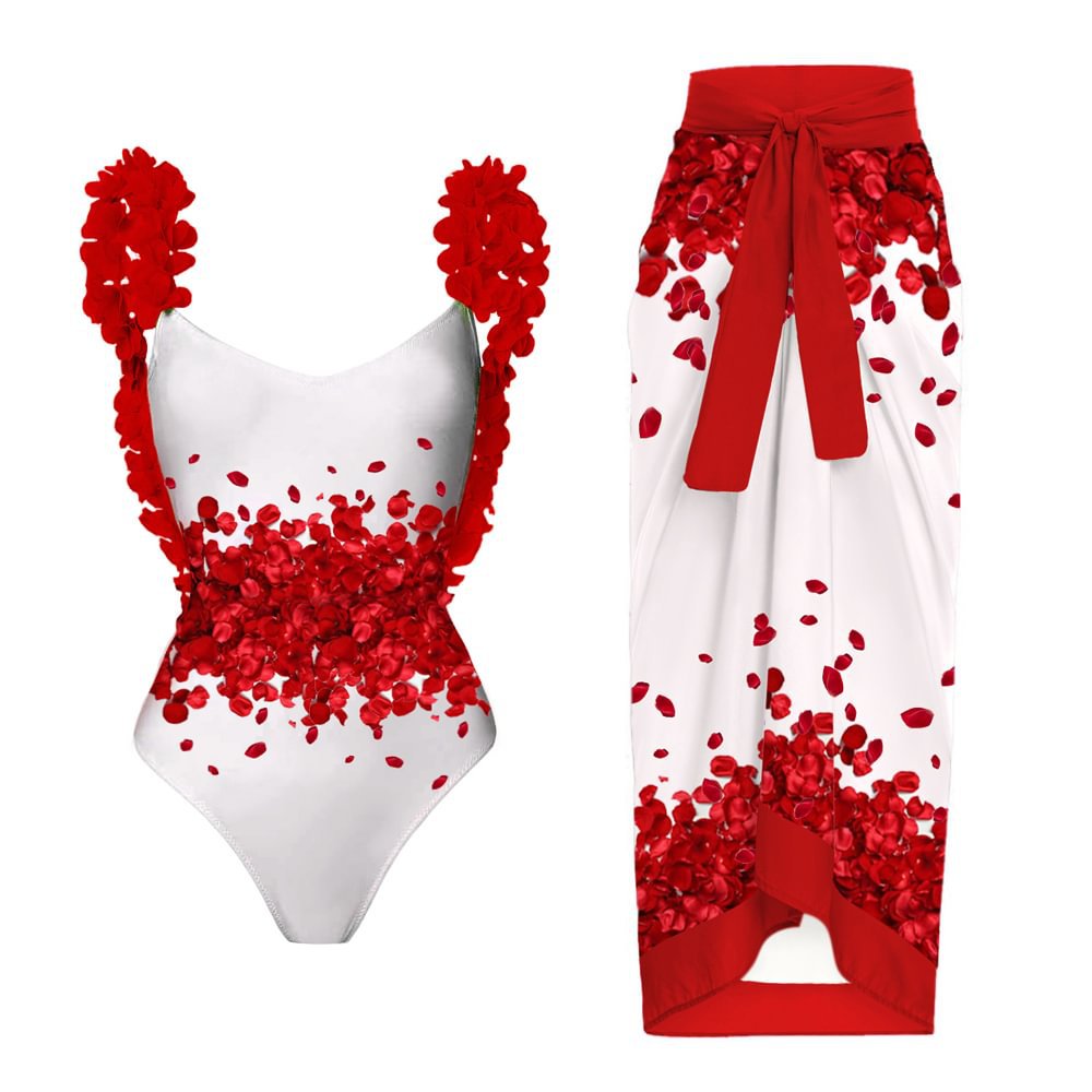 women’s sexy one-piece conservative belly-covering slim backless skirt style new hot spring swimsuit female chiffon beach skirt