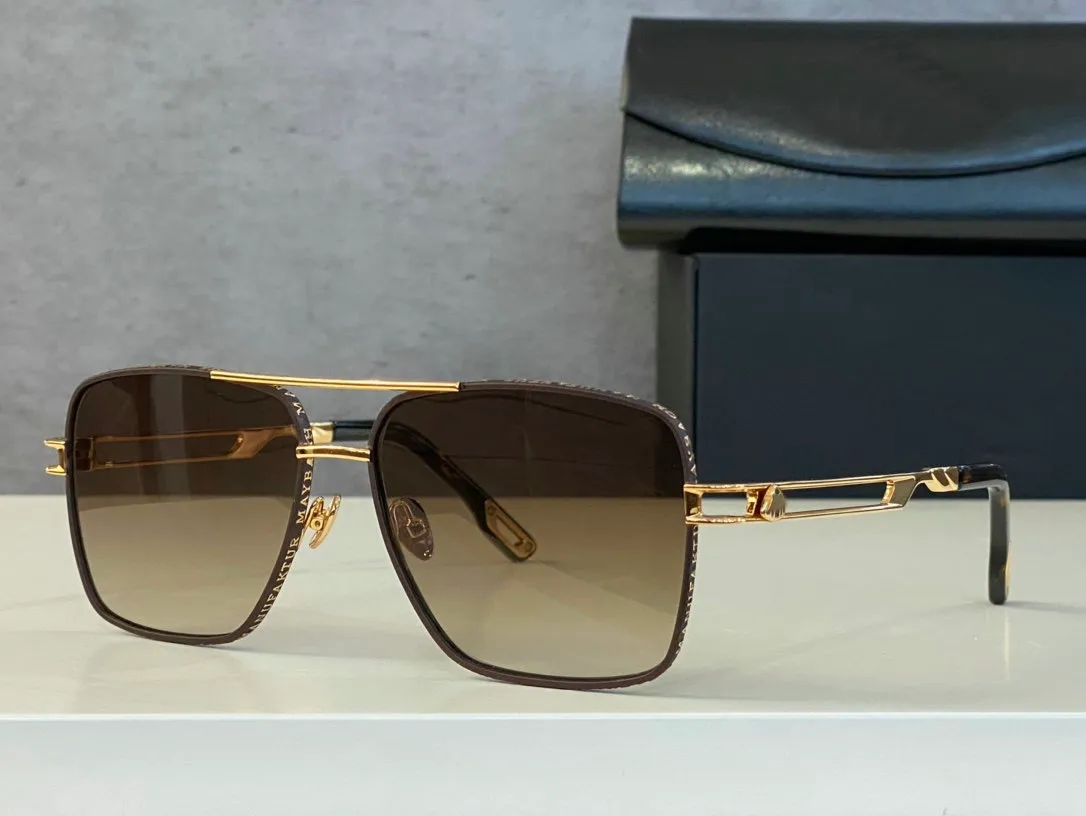 Occhiali da sole pilota di moda Maybac Occhiali da sole polarizzati Uomini e donne Lenti a specchio Antiriflesso Occhiali da guida Miopia UV400_voghion.com