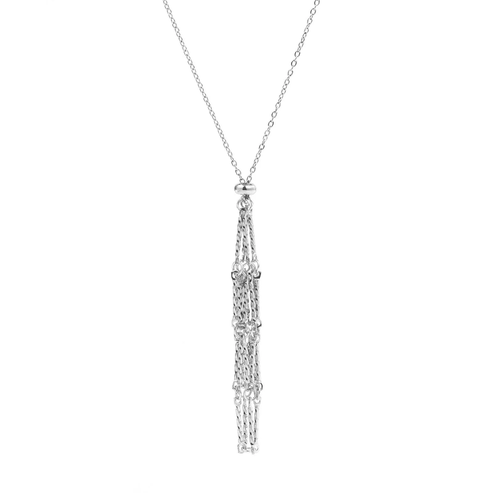 Chaînes 1PC Collier Cage En Cristal En Acier Inoxydable Chaîne En Métal Pierre Collecter Support De Filet Collier Réglable Pour Bijoux De Bricolage_voghion.com