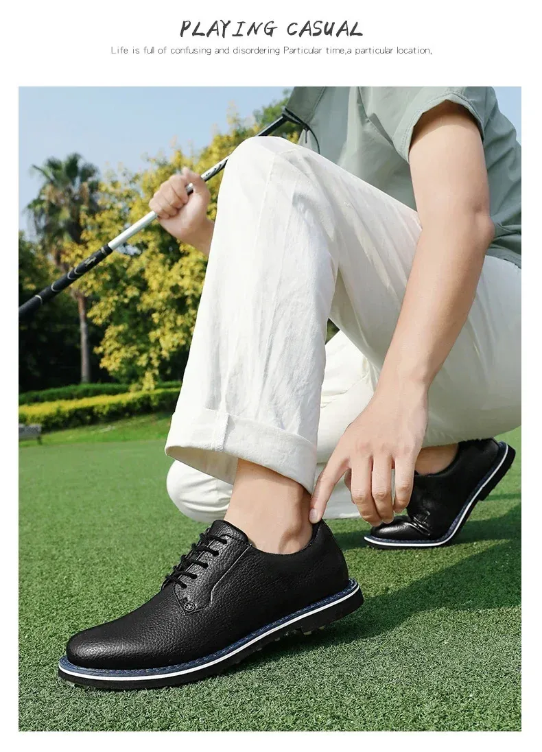 Chaussures d'entraînement sans crampons, baskets de golf confortables, de marche, de gym en plein air, 241213_voghion.com