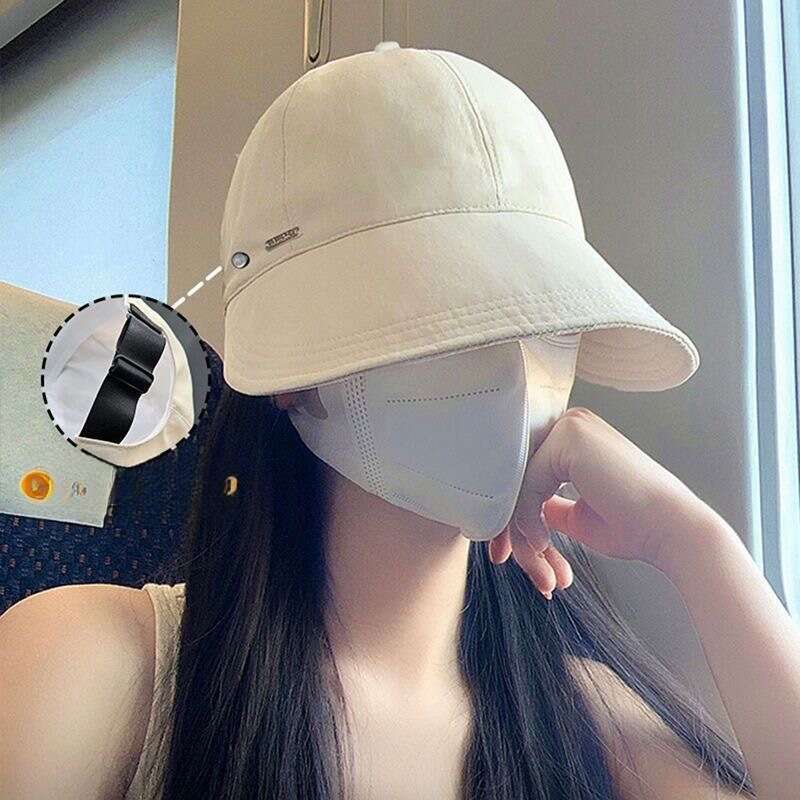Duck Tongue Fisherman Hat, Women's Spring And Autumn Sunscreen, UV Protection, Foldable Sun Hat_voghion.com