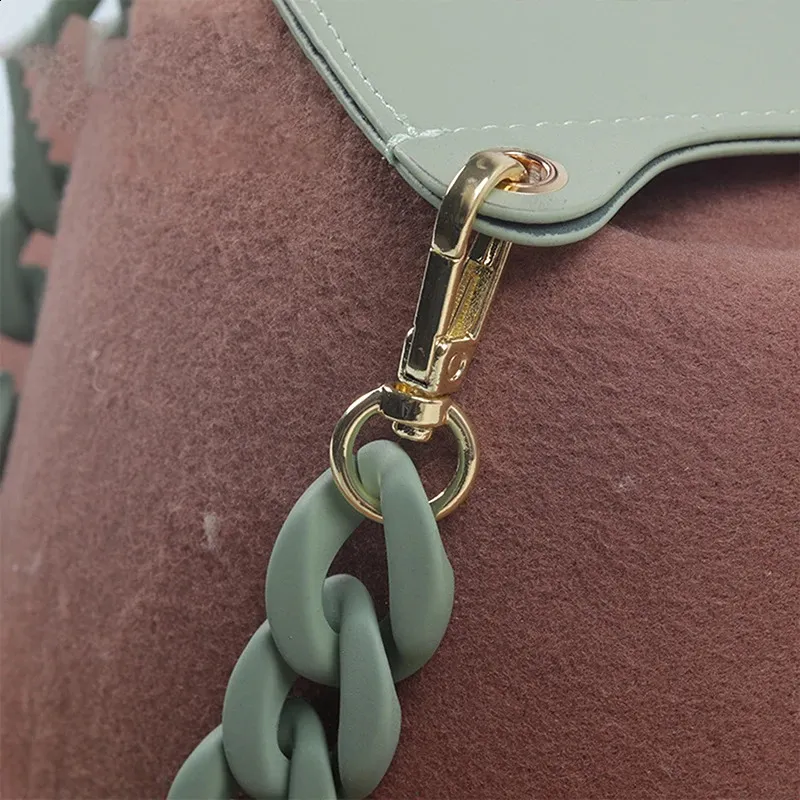 Ca. 40 cm Bunter Schultergurt Umhängetasche Kette Schmuck Zubehör Anhänger 240828_voghion.com