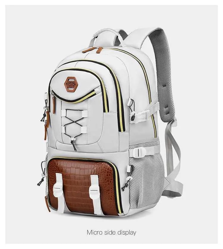 Outdoor Travel Backpack Men Women Multi-pockets Camping Shoulder Laptop School Bag Daypacks Trip Lage Storage_voghion.com