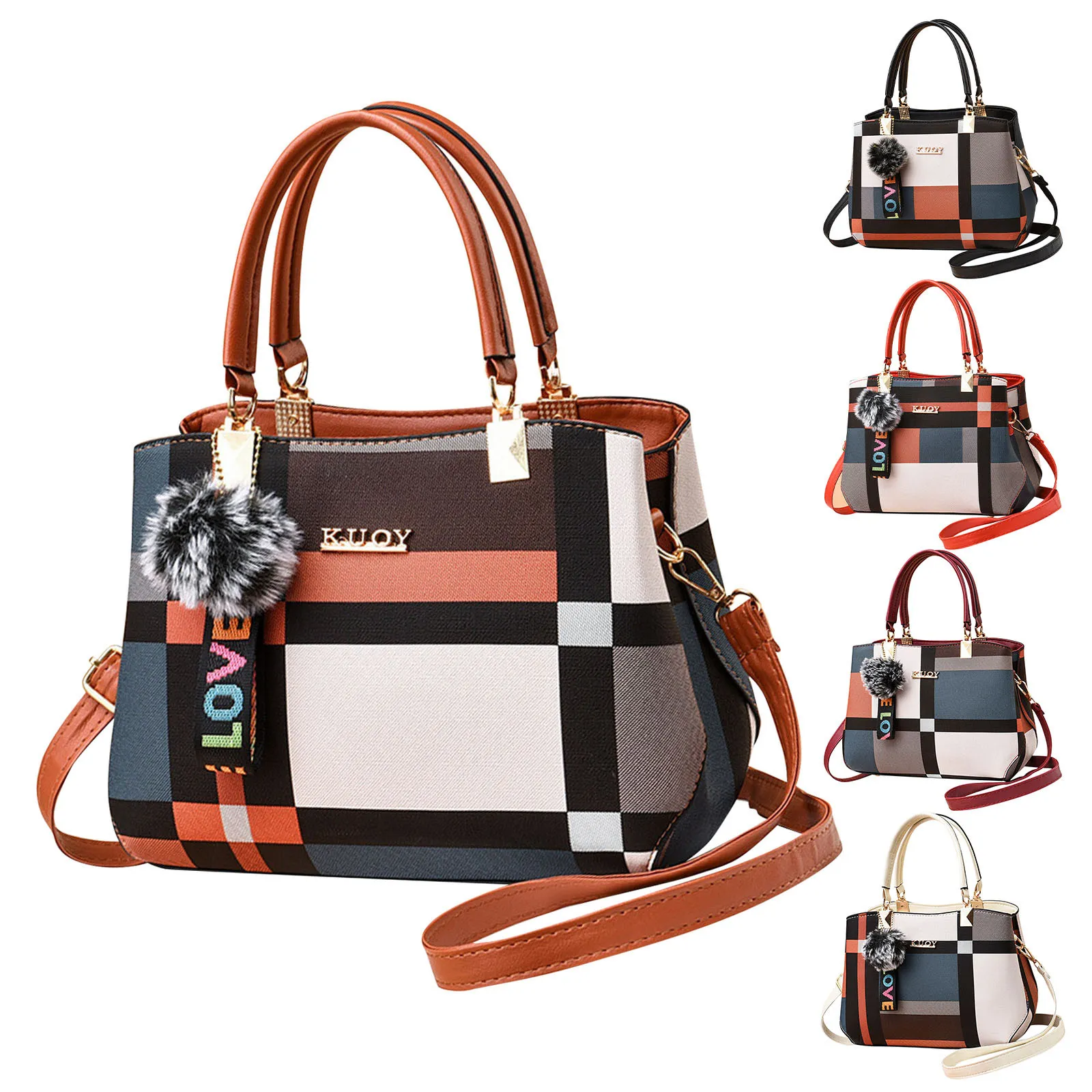 Modische Damen Handtaschen Schulter- Und Umhängetaschen Set_voghion.com