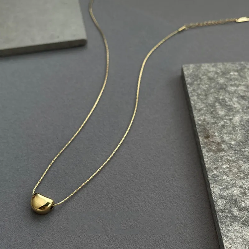 Minimalistische Halskette Mit Anhänger Für Damen Romantisch_voghion.com