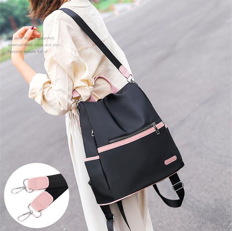 Wasserdichter Oxford Rucksack Weibliche Stickerei Rucksäcke Große Kapazität Reisetaschen Neue Schüler_voghion.com
