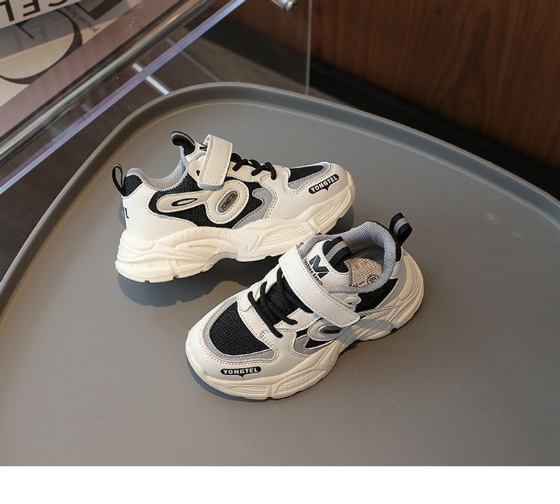 Casual shoes children in spring and autumn, new styles for girls, boys' mesh, 2024 sports shoes, mid size, soft soled,_voghion.com