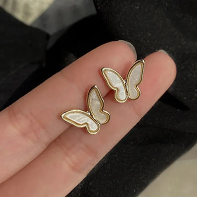Fritillary Butterfly Long Tassel Earrings Woman Personality Cute Enamel Bow Stud Daily Wear Jewelry Accessories 240618_voghion.com