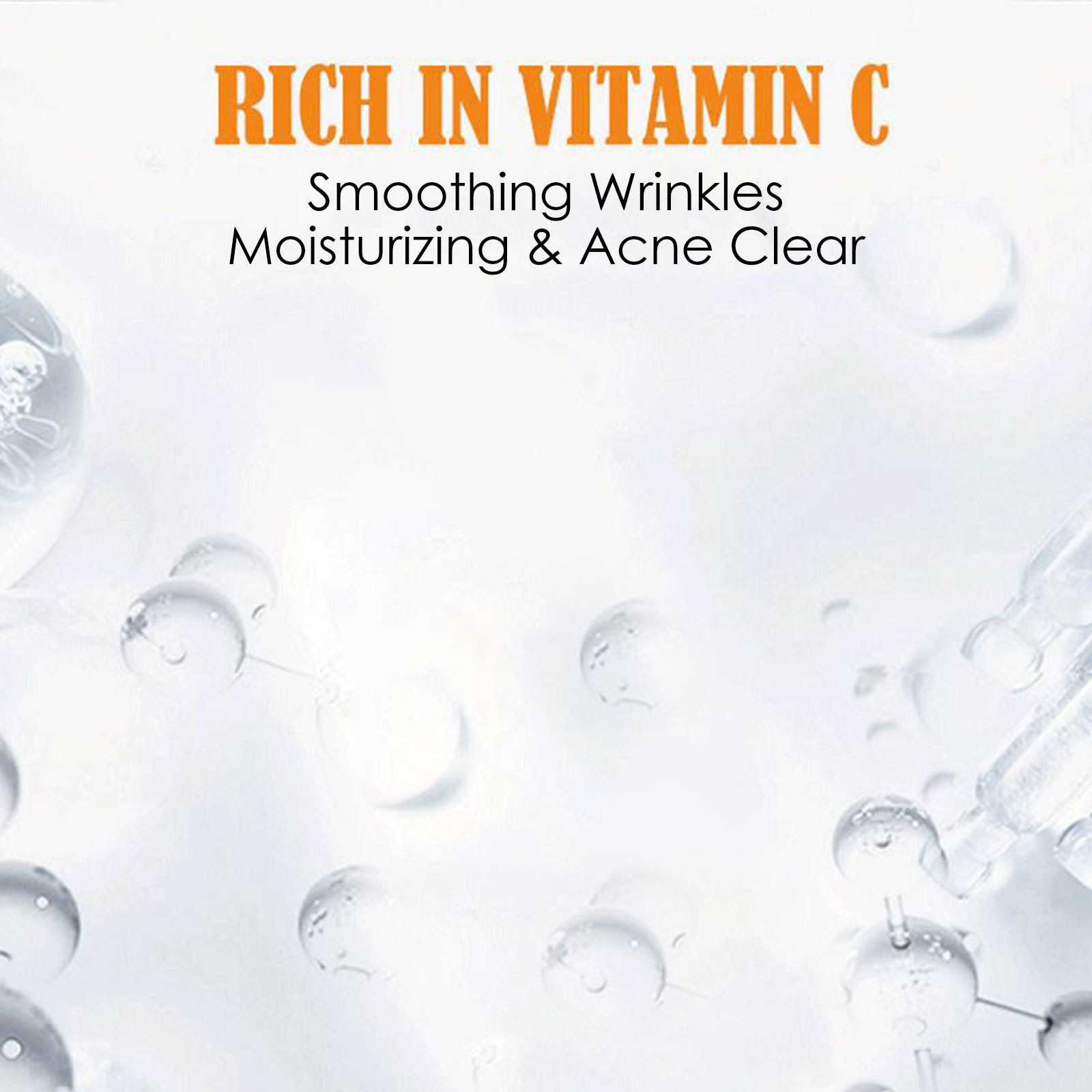 Hoygi Vitamin C kann feine Linien und Fältchen reduzieren, die Gesichtshaut mit Feuchtigkeit versorgen und die Essenz straffen_voghion.com
