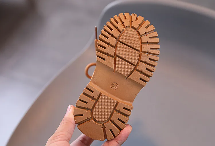 Lasten PU-nahkaiset talvikengät pojille ja tytöille, liukumattomat taaperoiden lyhyet lumikengät, Littlesprouts-koot 21–30_voghion.com