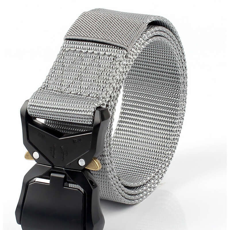 New Aluminum Cobra Quick Open Tactical Men's Casual Canvas Multifunction Belt_voghion.com