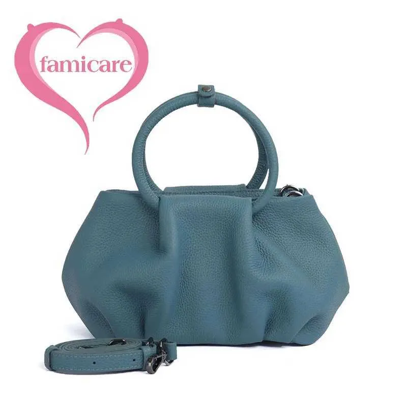 Famicare Borsa da donna in vera pelle di vacchetta Piccola borsa da donna a tracolla Borsa da pranzo con design geometrico Borsa a tracolla Messenger_voghion.com
