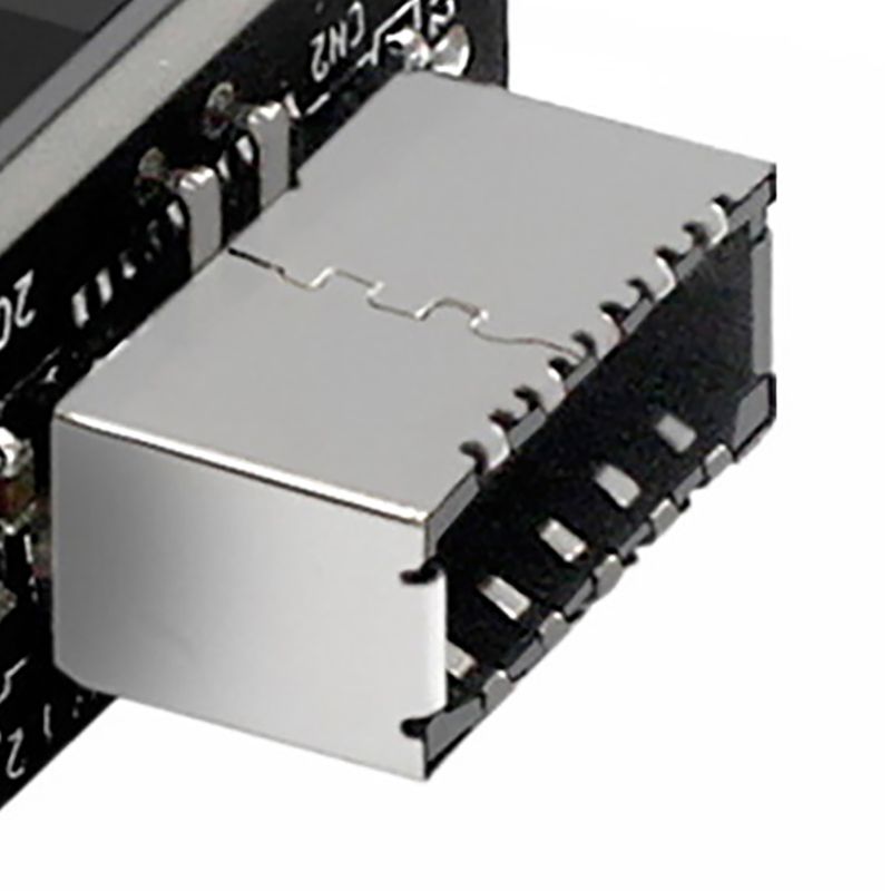 Zaglavlje matične ploče Jednostavna instalacija Brzo uključivanje USB3.0 19/20 Pin na Type-E prednji unutarnji konektor za stolno računalo_voghion.com