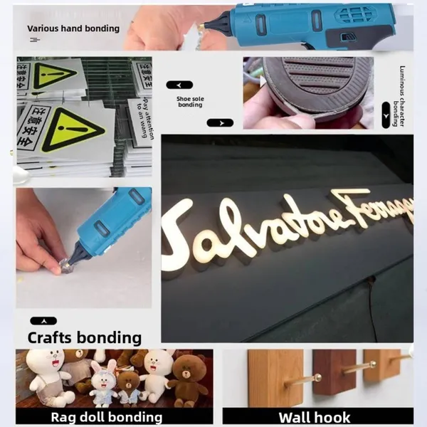 Cordless Glue Gun For Diy Crafts And Home Repairs With 10 Sticks_voghion.com