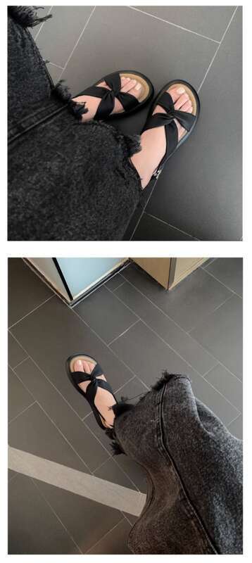 Super Soft Cloud CrossBottom Casual Sandals Women's Beach Summer Model_voghion.com