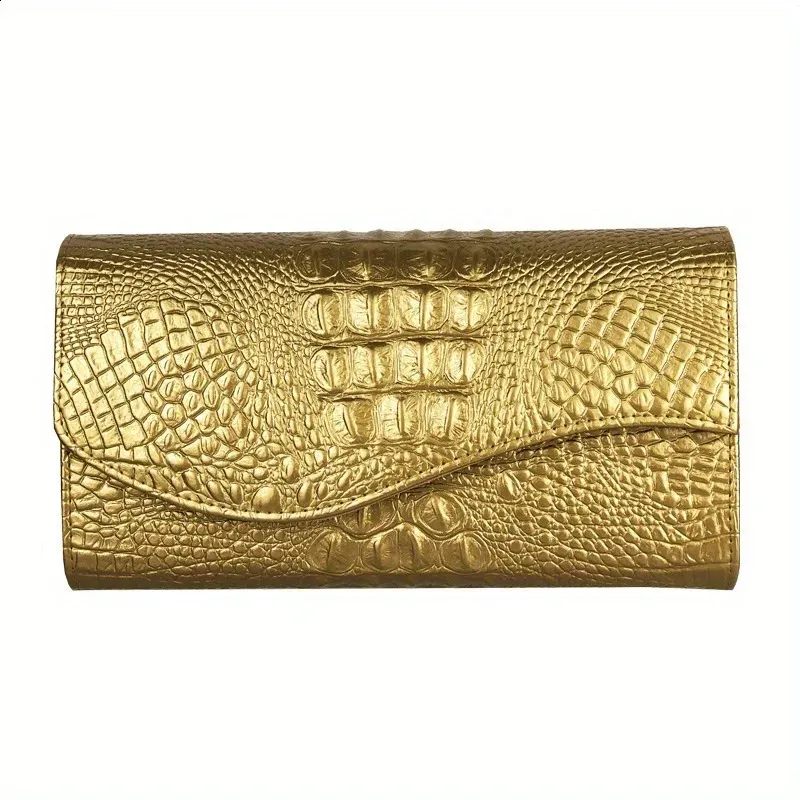 Stylische Clutch für Damen mit großem Fassungsvermögen und Print, Umhängetasche 241204_voghion.com
