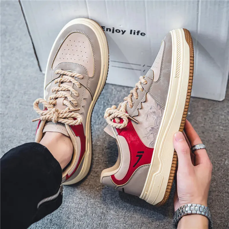 Original Mens Tennis Fashion Casual Men Gym Footwear Platform Cozy Skate Shoes In 250310_voghion.com