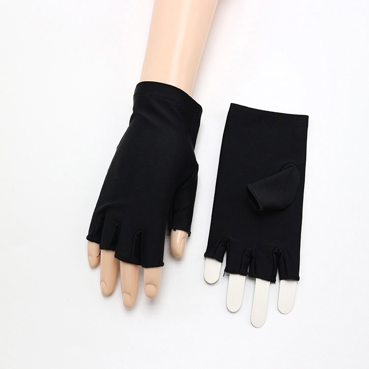 Halbfingerhandschuhe Sommer Sonnenschutzhandschuhe für Männer und Frauen Frühling und Herbst dünne Elektroauto-Etikette Spandex hochelastischer Sonnenschutz_voghion.com