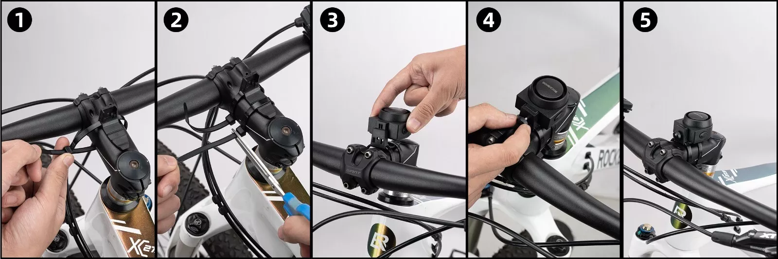 ROCKBROS Campanello per bicicletta Sirena di avvertimento wireless Campanello per bambini IPX5 Elettrico_voghion.com