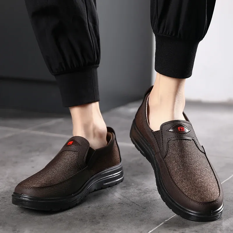 Lightweight Men Casual Breathable Canvas Loafers Slip-on Driving Shoes Wear-resistance Mens Sneakers ato Hombre_voghion.com