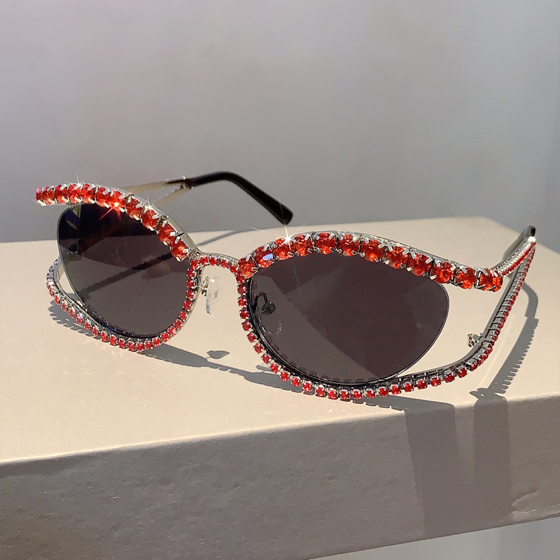 European and American fashion full frame large frame sunglasses one-piece double beam driving sunglasses anti-ultraviolet cross-border wholesale_voghion.com