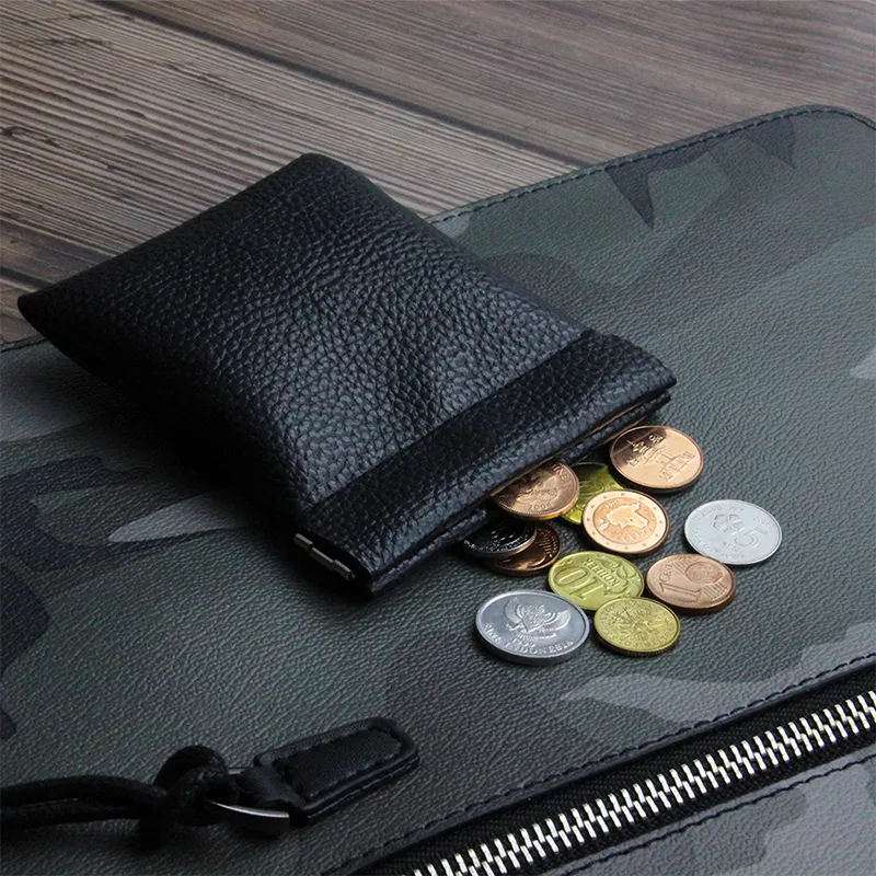 1 ADET Pu Deri Madeni Para Kesesi Mini Kısa Cüzdan Çanta Anahtar Kulaklık Kart Tutucu Hediye Cüzdanlar Kadınlar ve Erkekler İçin_voghion.com