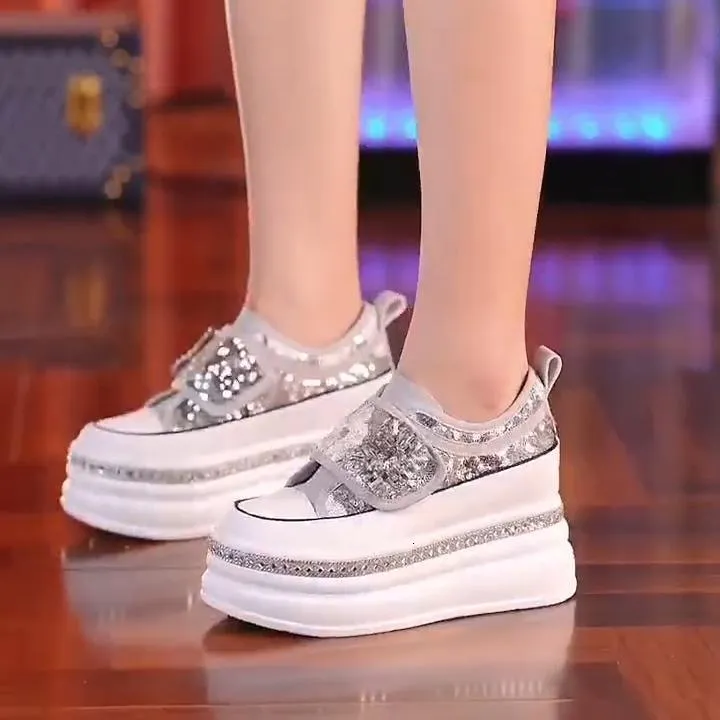 Damen Plattform Sneaker Lässig Leicht Mit Rutschfester Sohle_voghion.com