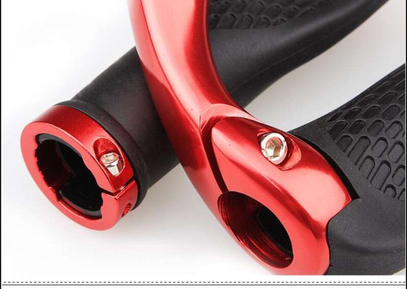 【 90% Positive Review Rate 】 Bicycle Mountain Bike Dead Fly Aluminum Alloy Lock Rubber Anti Slip Handlebar Cover Riding_voghion.com