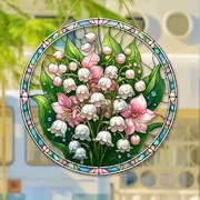 Acchiappasole a forma di mughetto 20x20 cm - Classico acrilico 2D. Non necessita di alimentazione. Perfetto per decorare giardino e ufficio. Regalo ideale per gli amanti dei fiori._voghion.com