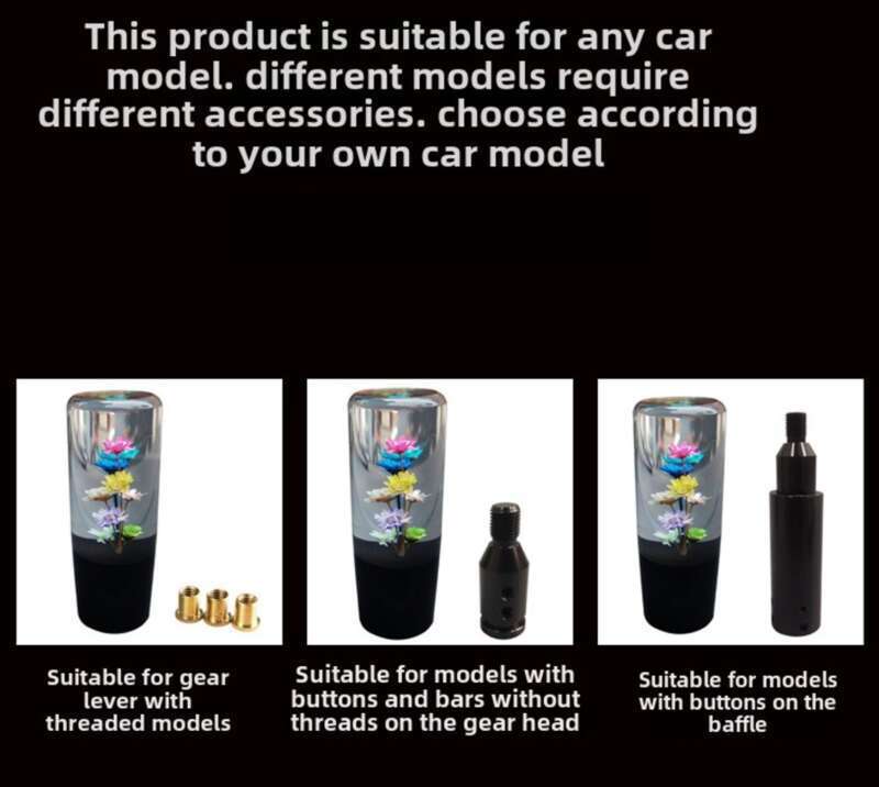 JDM Water Flower Row Automatic Creative Manual Crystal Personalized Modification Universal Wave Stick Head Gear_voghion.com