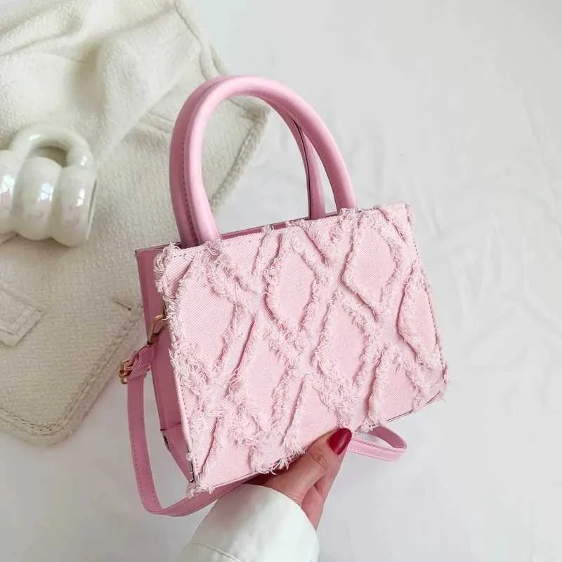 Muoti Naisten Farkkushortsit Messenger - Uusi Trendinen Kesäkäsilaukut Naisten Yksiolkapää Laukku Crossbody Laukut NainenC241216_voghion.com