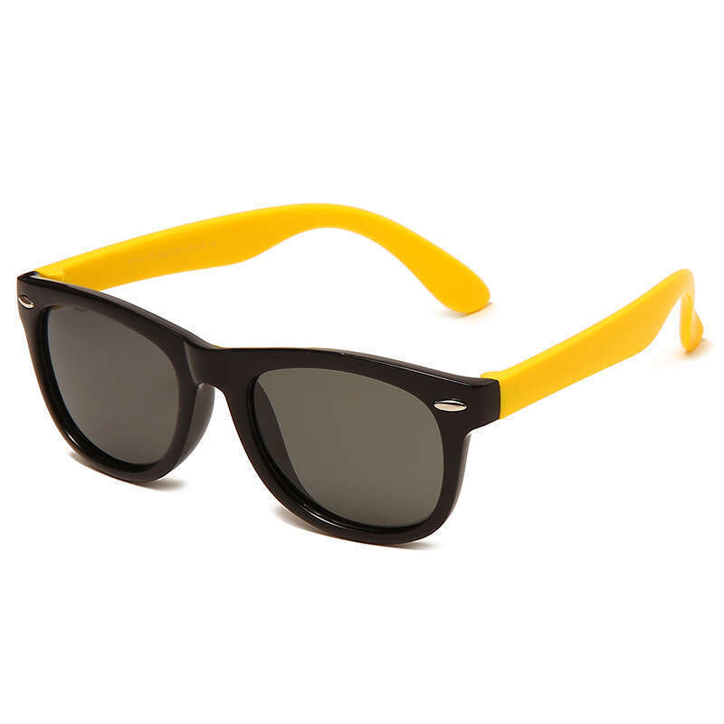 Neue modische Silikonbrille mit Anti-UV-Schutz für Babys, personalisierte farblich passende polarisierte Kindersonnenbrille_voghion.com