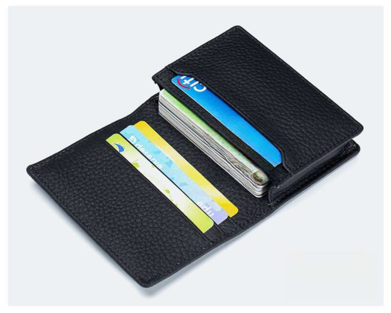 multifunctional Leisure Top Layer Cowhide Briefcase, Business Card Holder, Men And Women Creative Storage Wallet_voghion.com