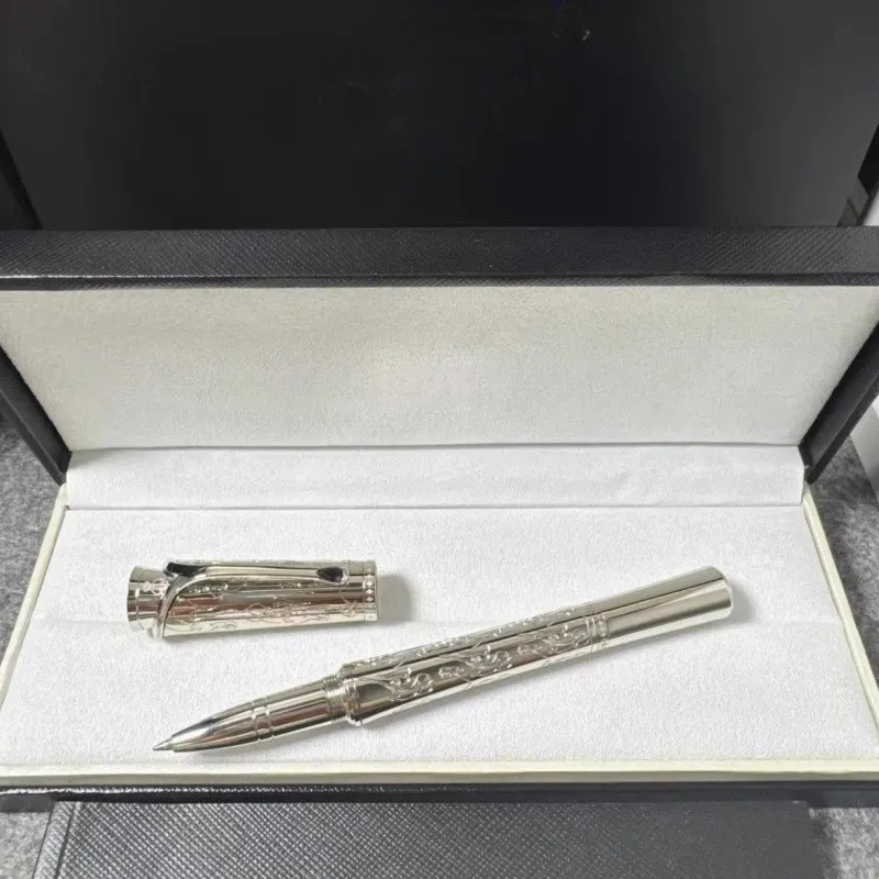Bolígrafo/pluma estilográfica Monte de resina negra y cristal con forma de estrella, de lujo, para oficina, regalo, BN029_voghion.com