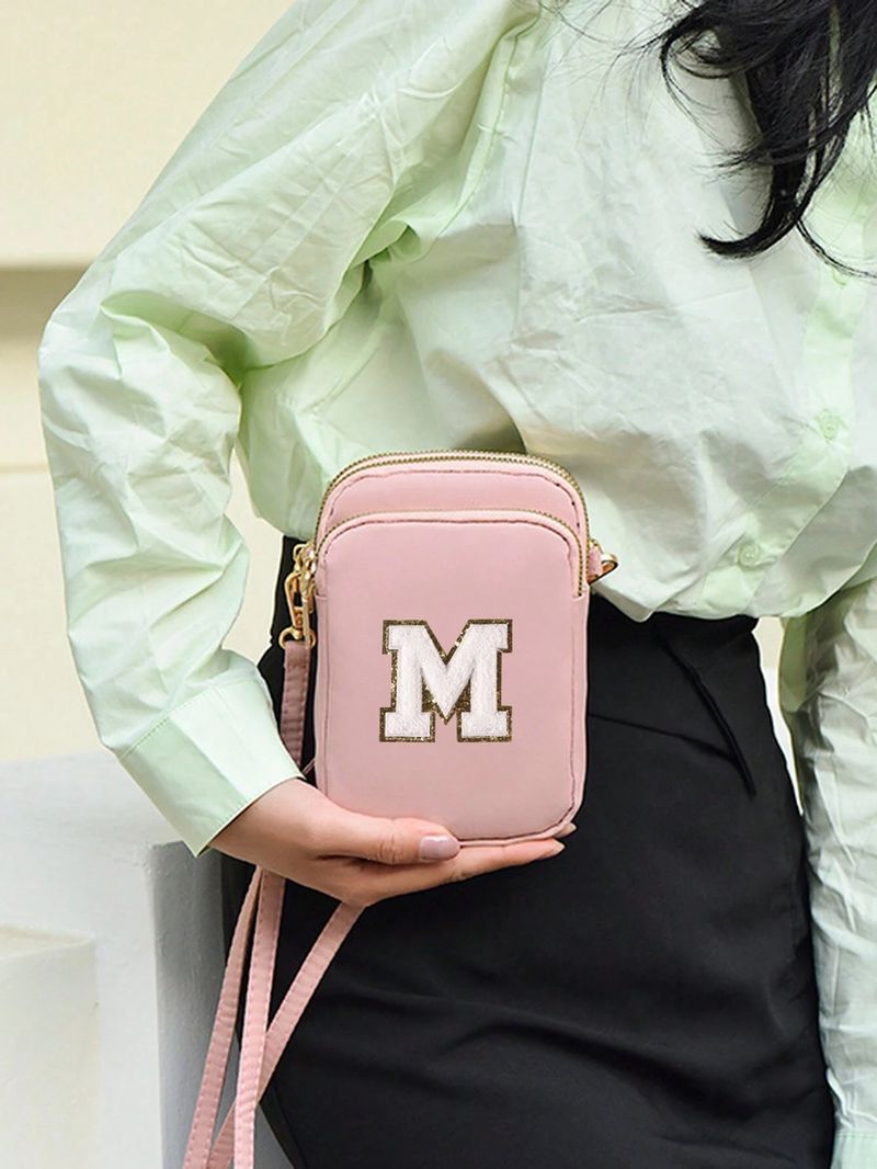 26 Buchstaben Handy Damen Crossbody 2024 Neue Walking Mini Schulter ändern kleine Tasche, vertikale Version_voghion.com