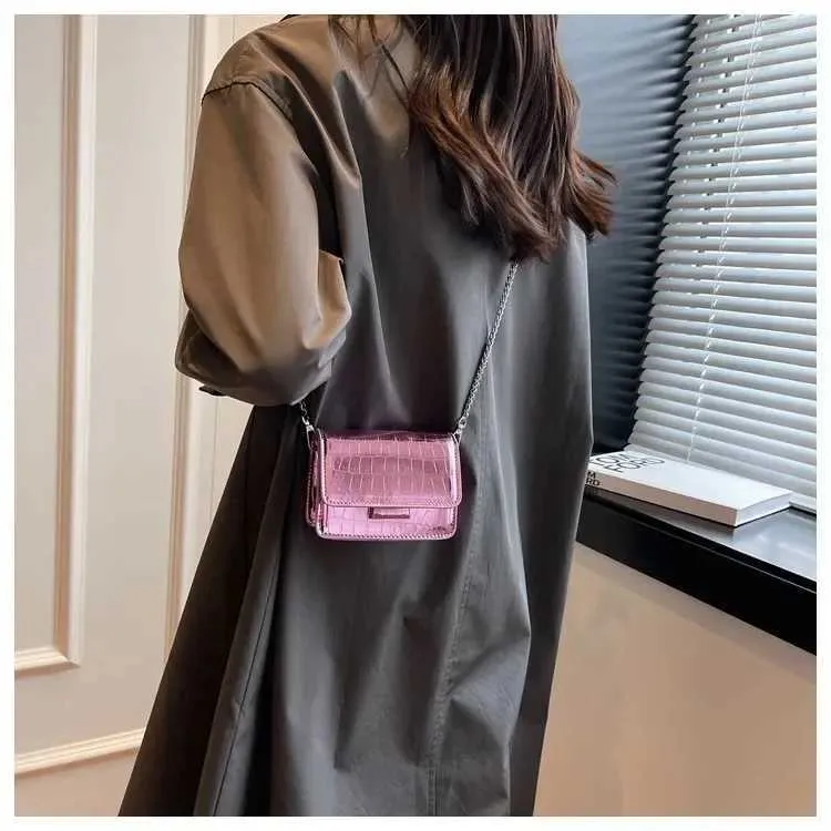 Vintage Frauen Sier Chic Umhängetasche Designer Kleine Schulter Taschen Mode Gold Mini Platz Nette Pu Leder Handtasche241216_voghion.com