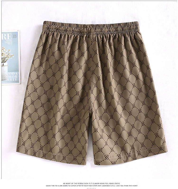 Ice Silk Beach Shorts For Men Summer Casual Running Sport Pants_voghion.com