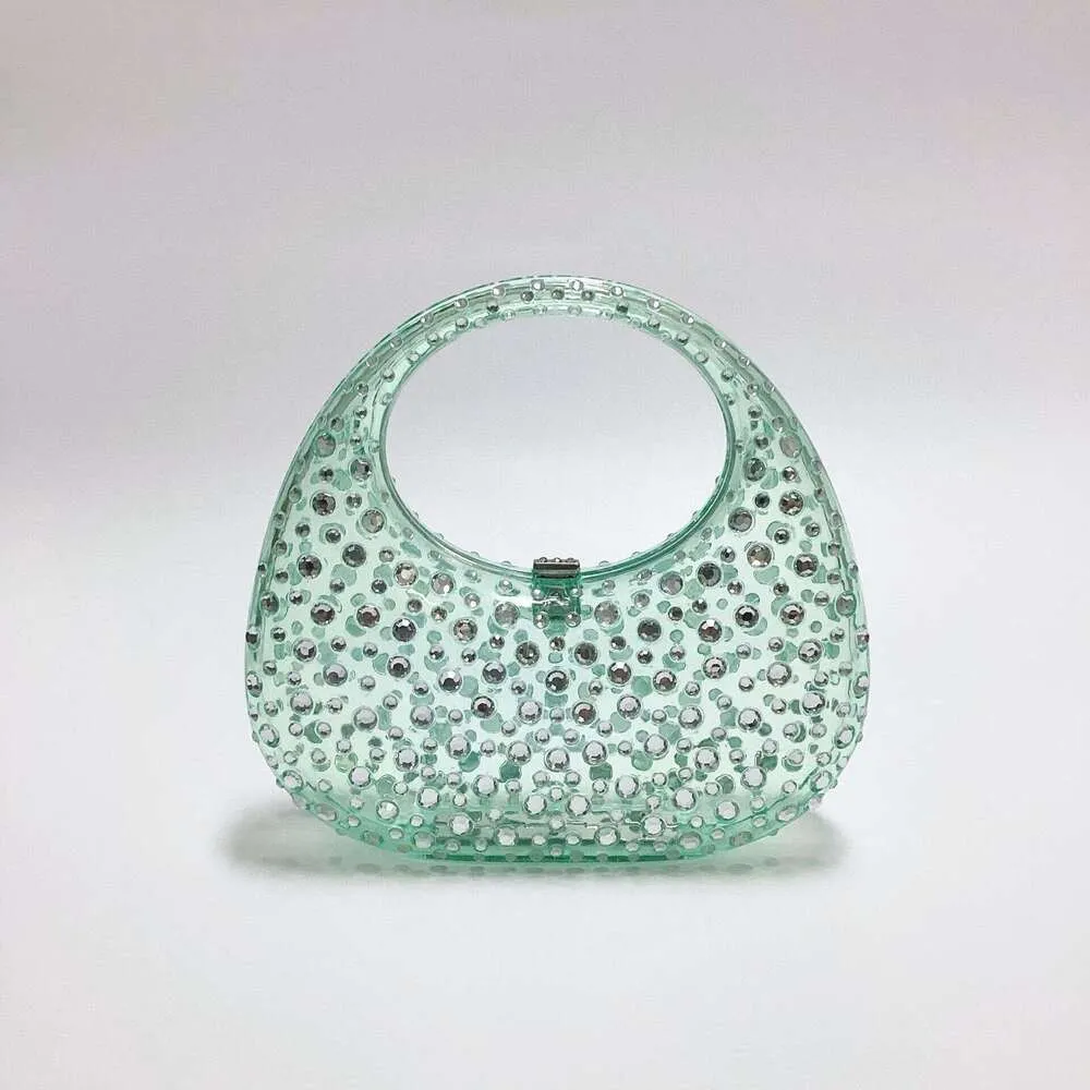 Sacs à main et portefeuilles pour femmes à la mode, soirée dansante en acrylique, sac de soirée, sac à main transparent décontracté_voghion.com